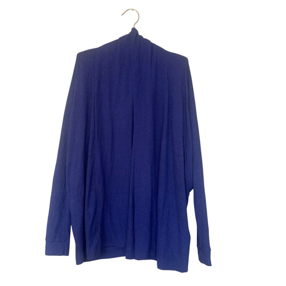 Eoote’ open front ribbed cardigan size large